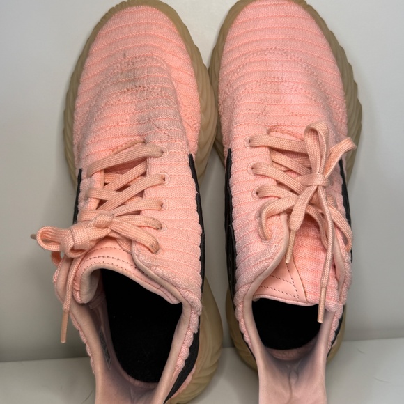 Adidas Sobakov Clear Orange Sneakers Men’s 9 Women’s 10.5 Streetwear Retro Shoes - Picture 3 of 9